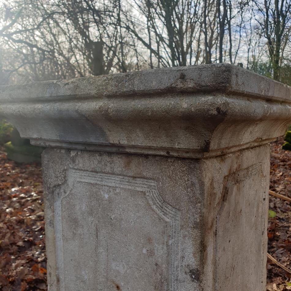 A Pair Of 19th Century Stone Plinths