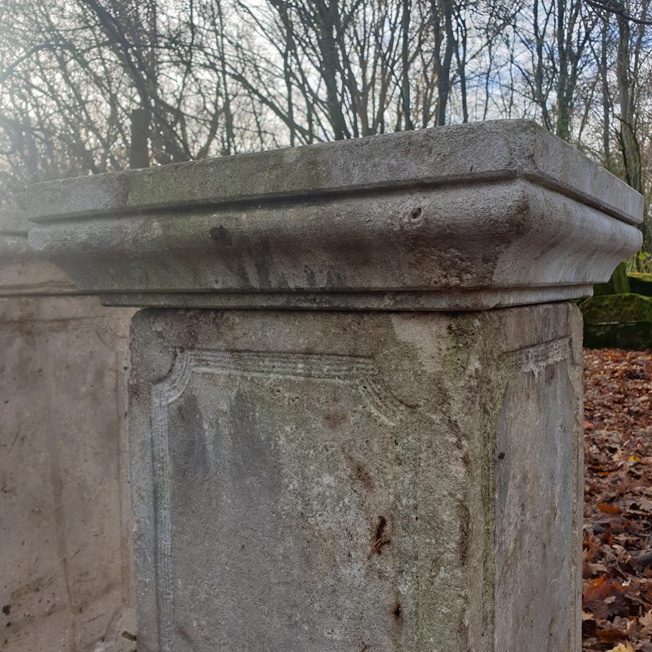 A Pair Of 19th Century Stone Plinths