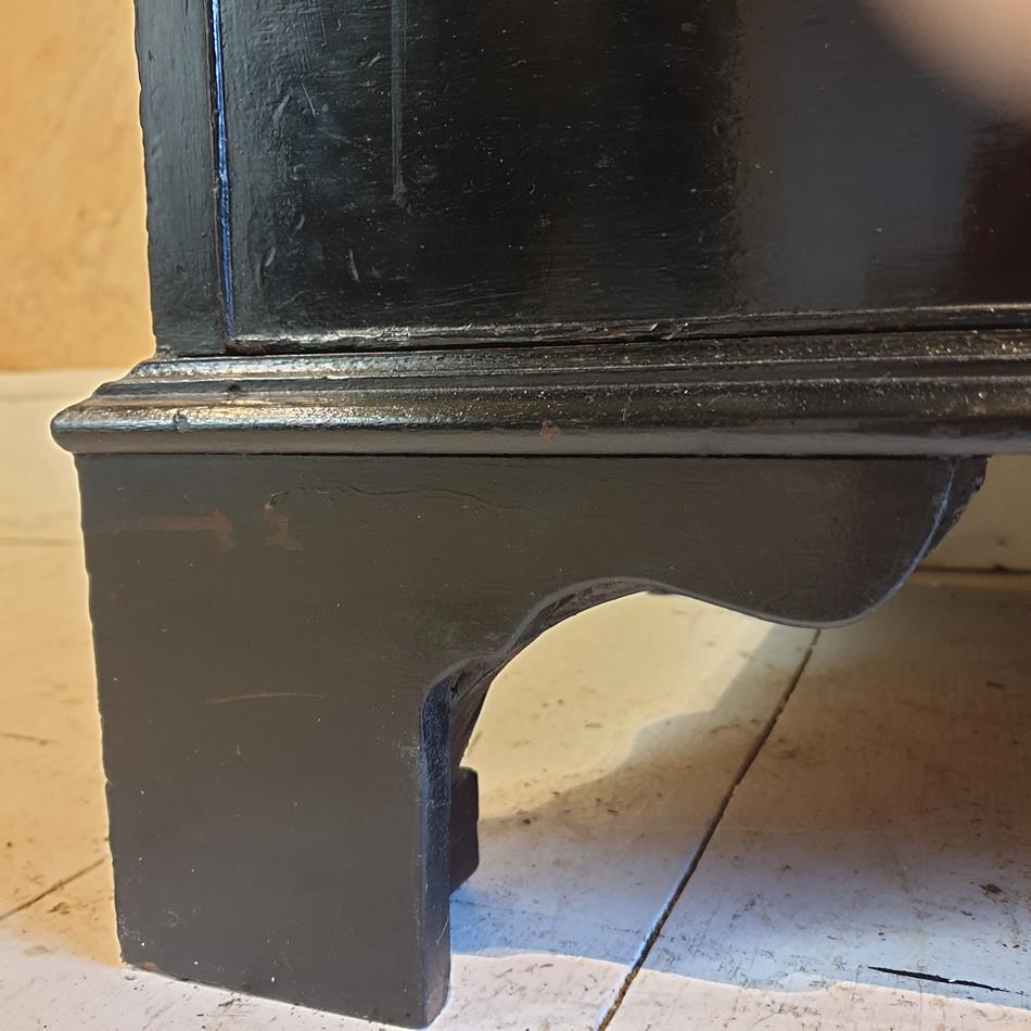 Ebonised Secretaire Cabinet
