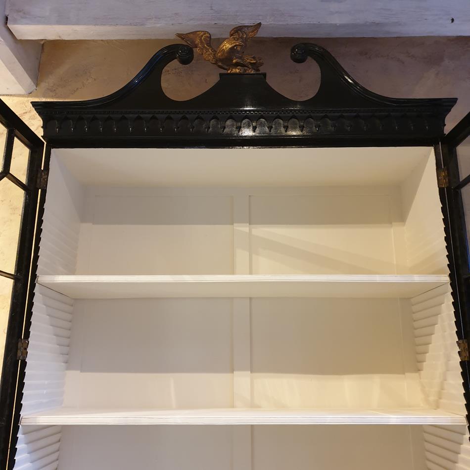 Ebonised Secretaire Cabinet