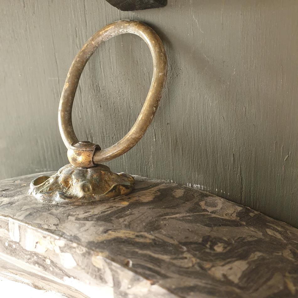 A Pair Of Scagliola Roundels