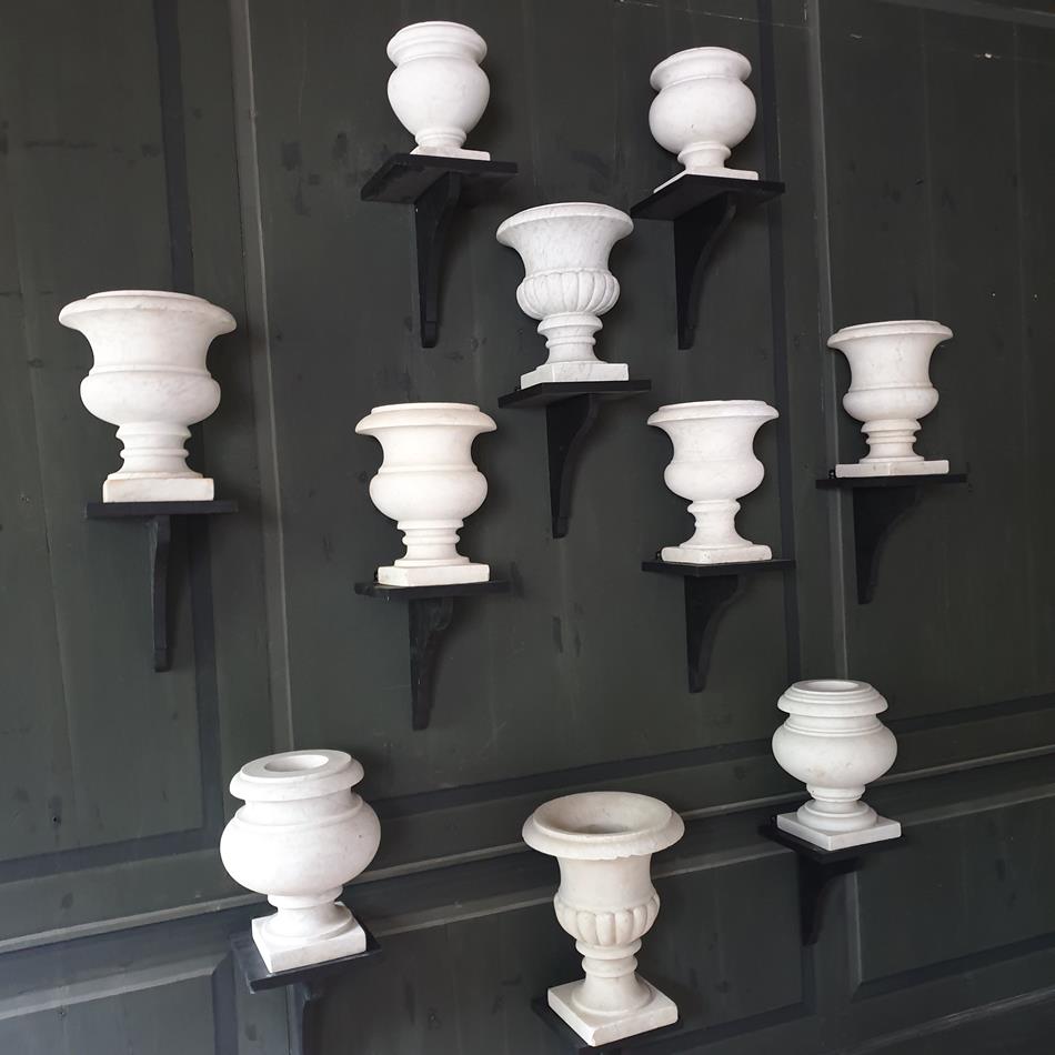 19th Century Marble Urn Collection