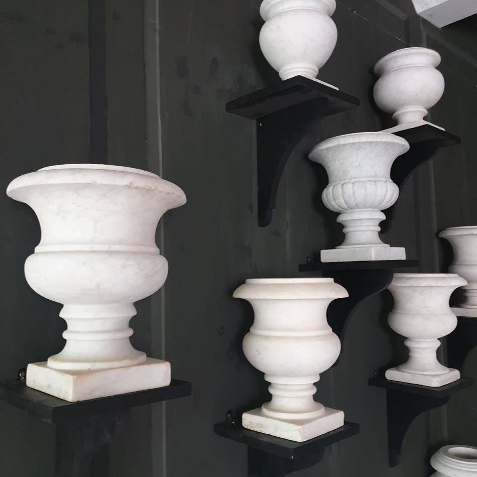 19th Century Marble Urn Collection