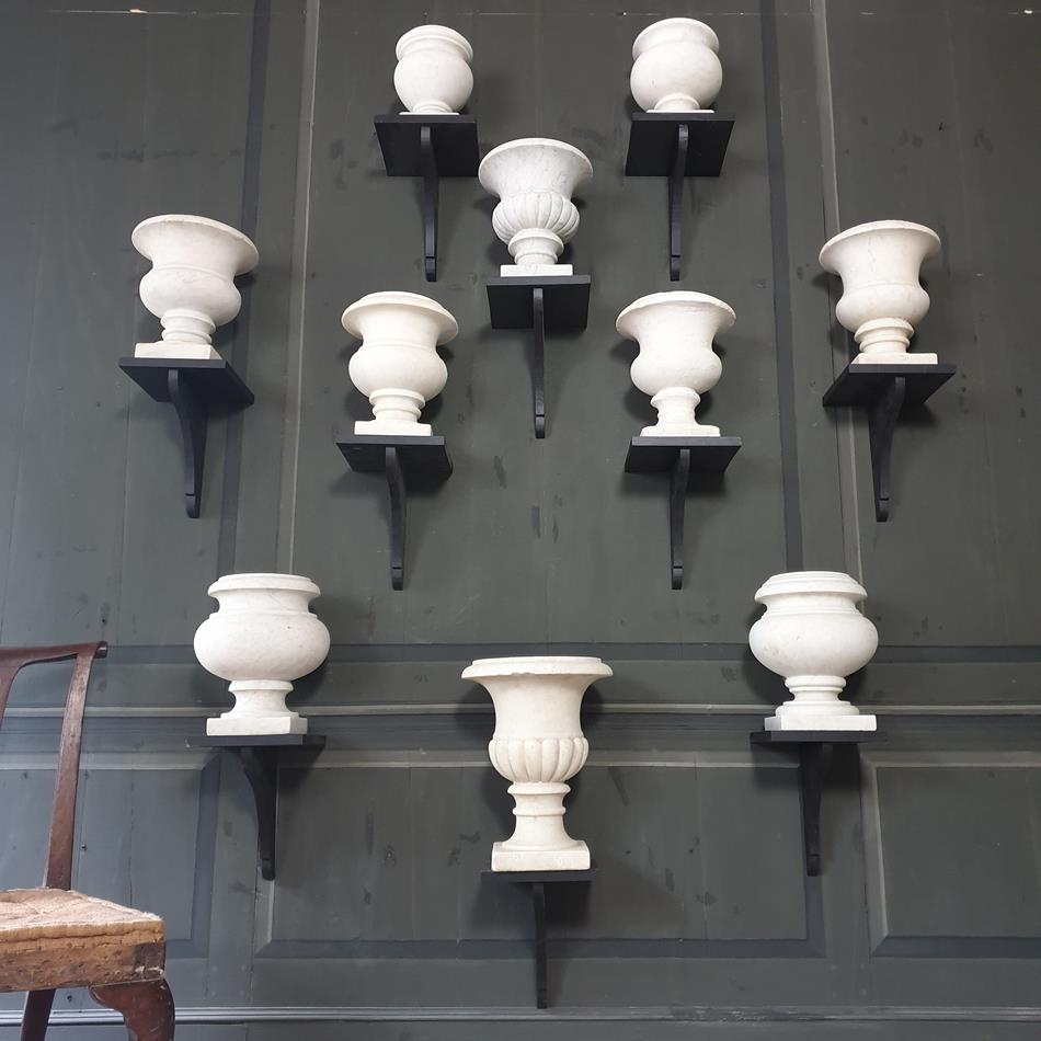 19th Century Marble Urn Collection