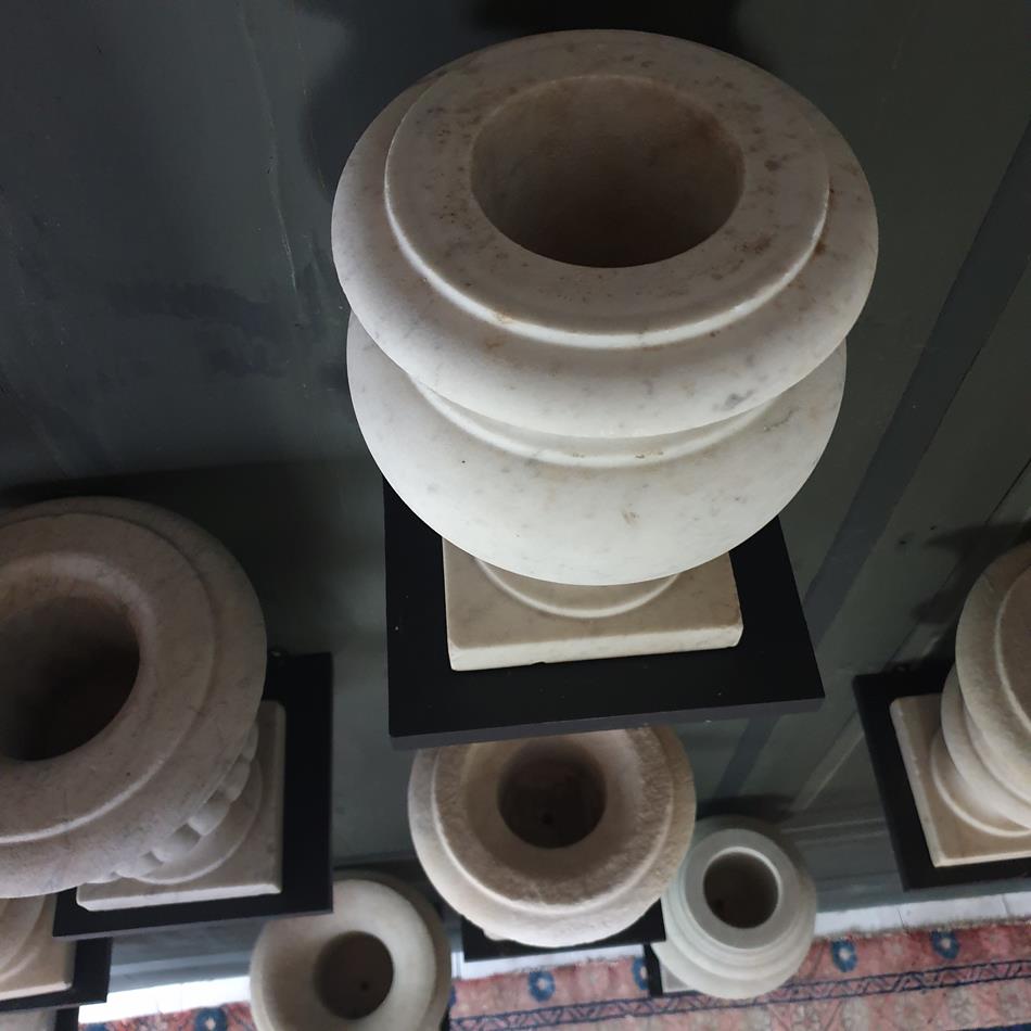 19th Century Marble Urn Collection