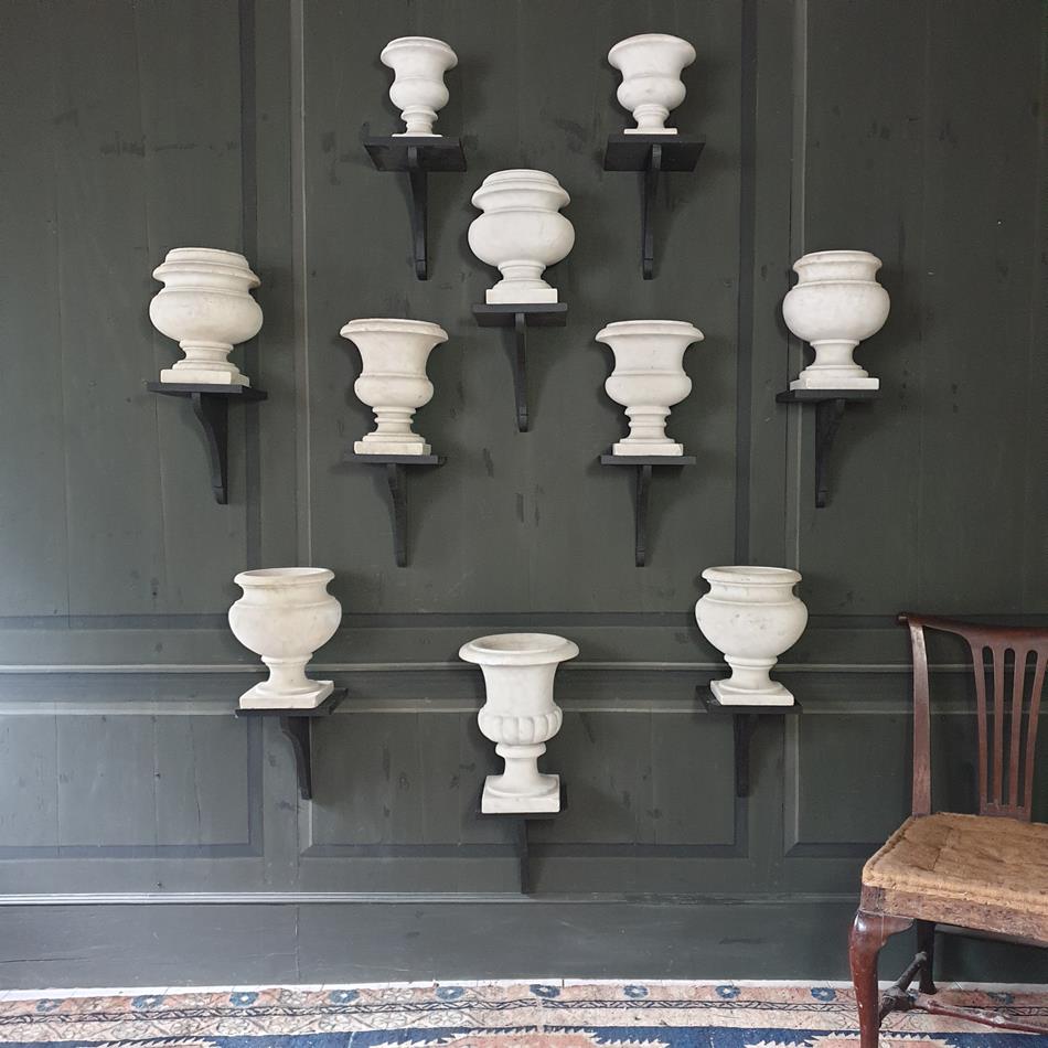 19th Century Marble Urn Collection