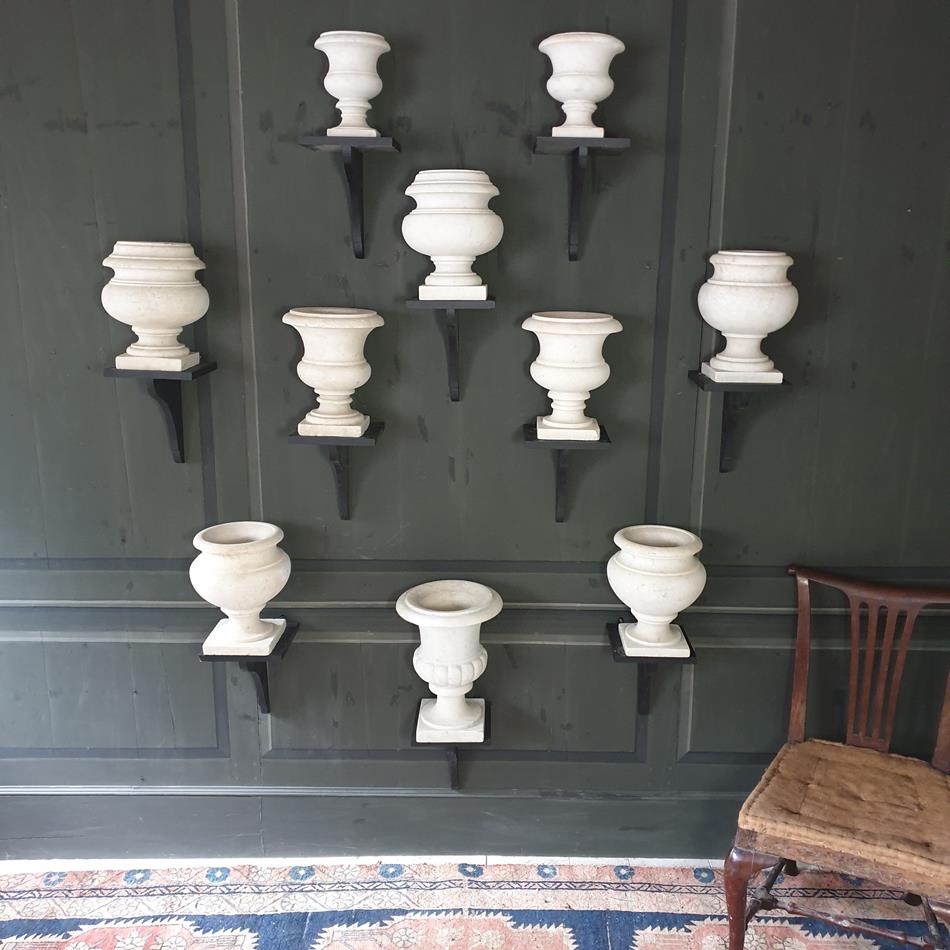 19th Century Marble Urn Collection