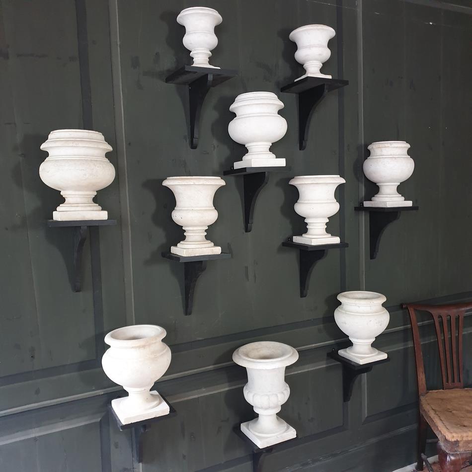 19th Century Marble Urn Collection
