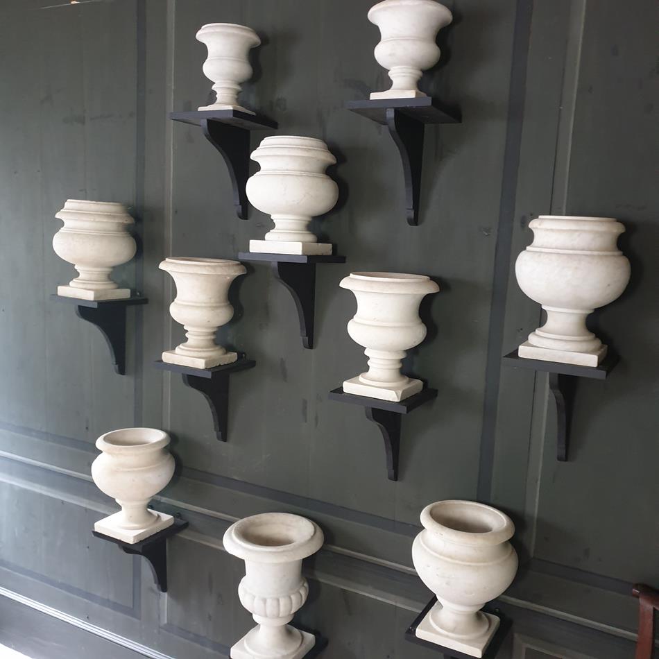 19th Century Marble Urn Collection