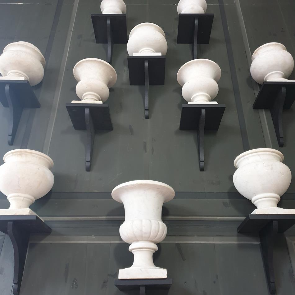 19th Century Marble Urn Collection