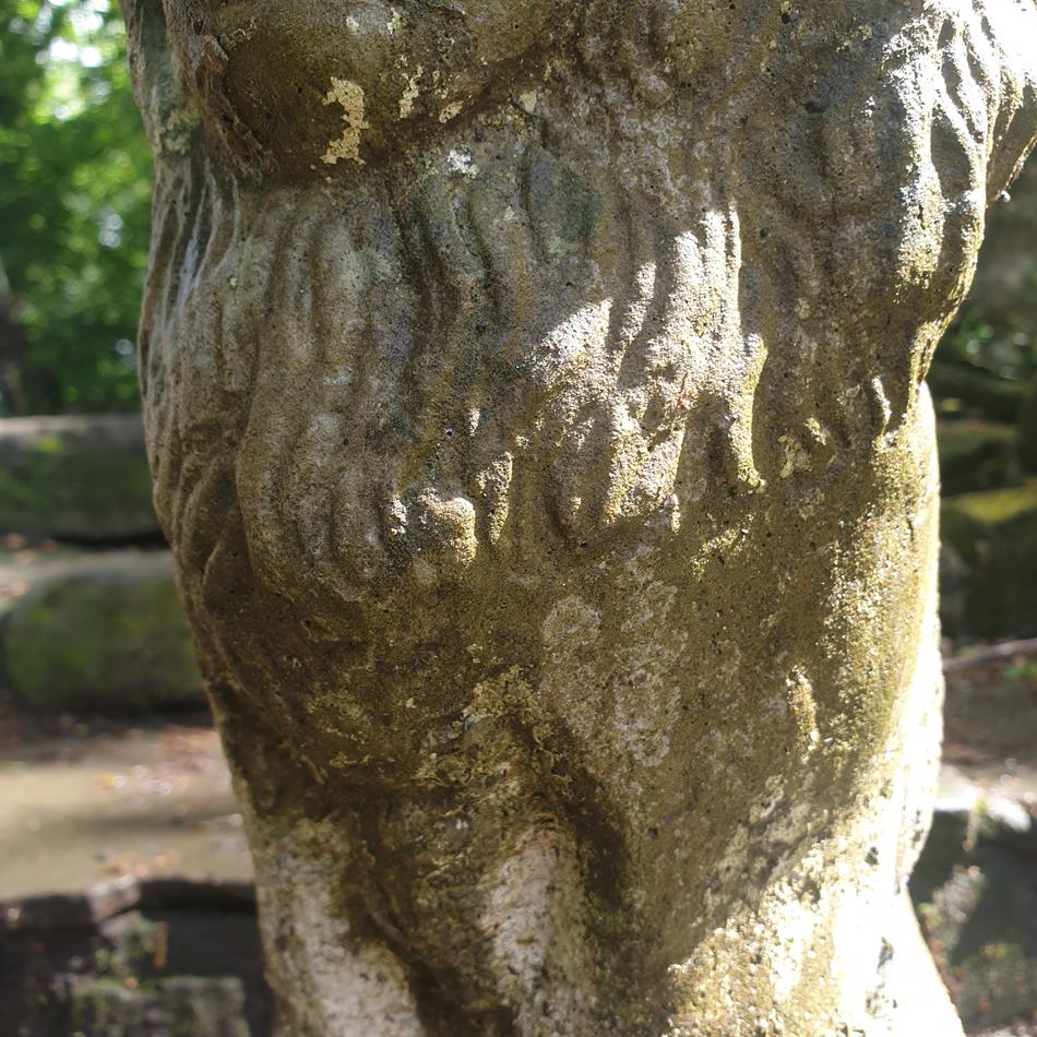 A Pair Of Sitting Lions
