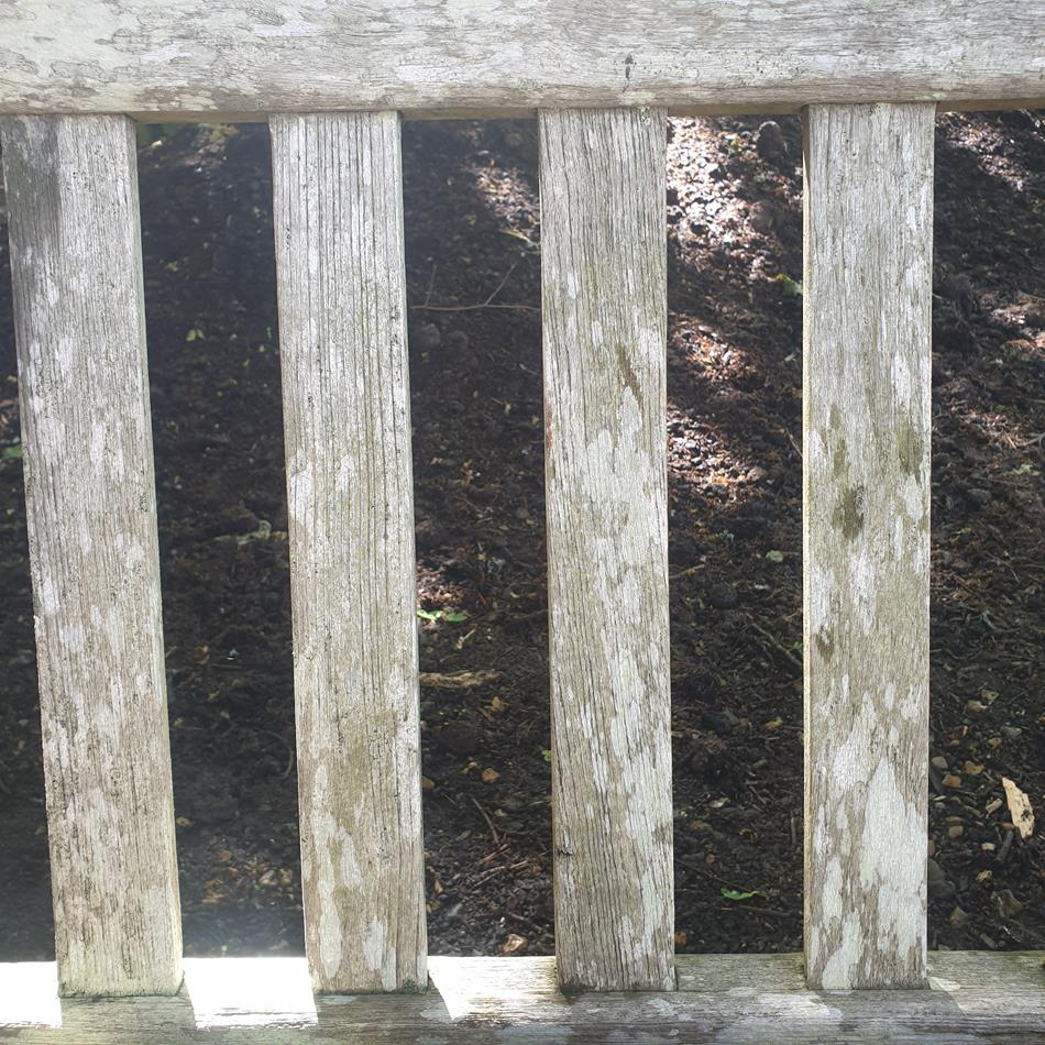 A Mid 20th Century Garden Teak Bench