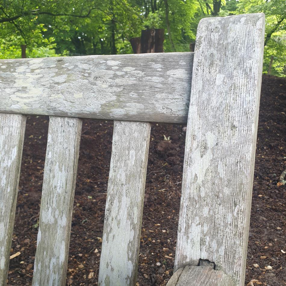 A Mid 20th Century Garden Teak Bench