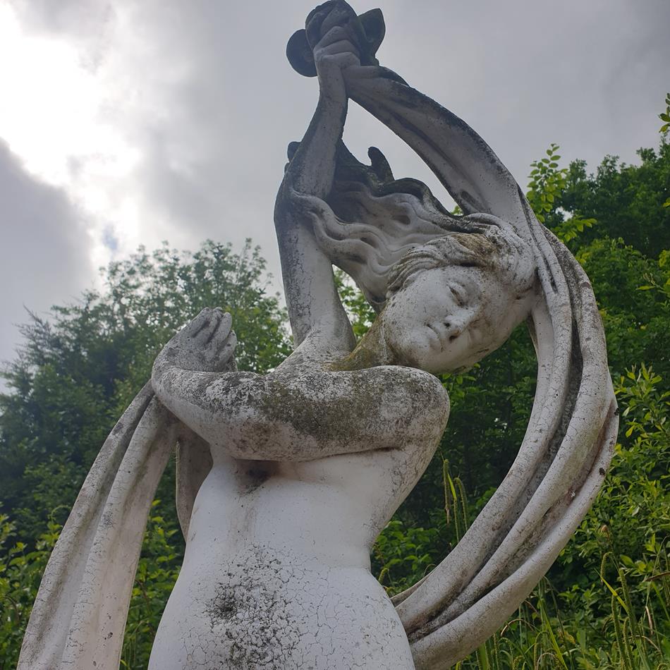 A Dancing Maiden Sculpture By Papini