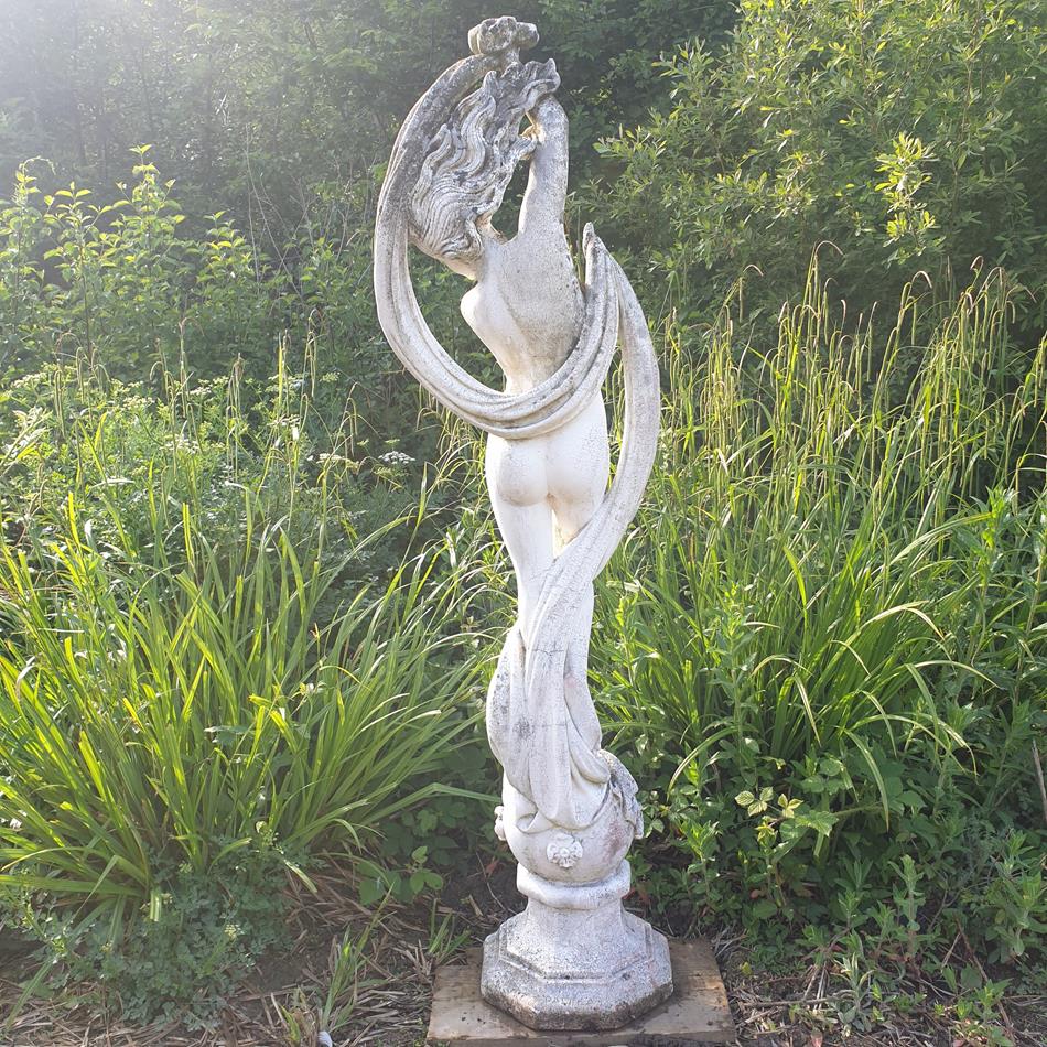 A Dancing Maiden Sculpture By Papini
