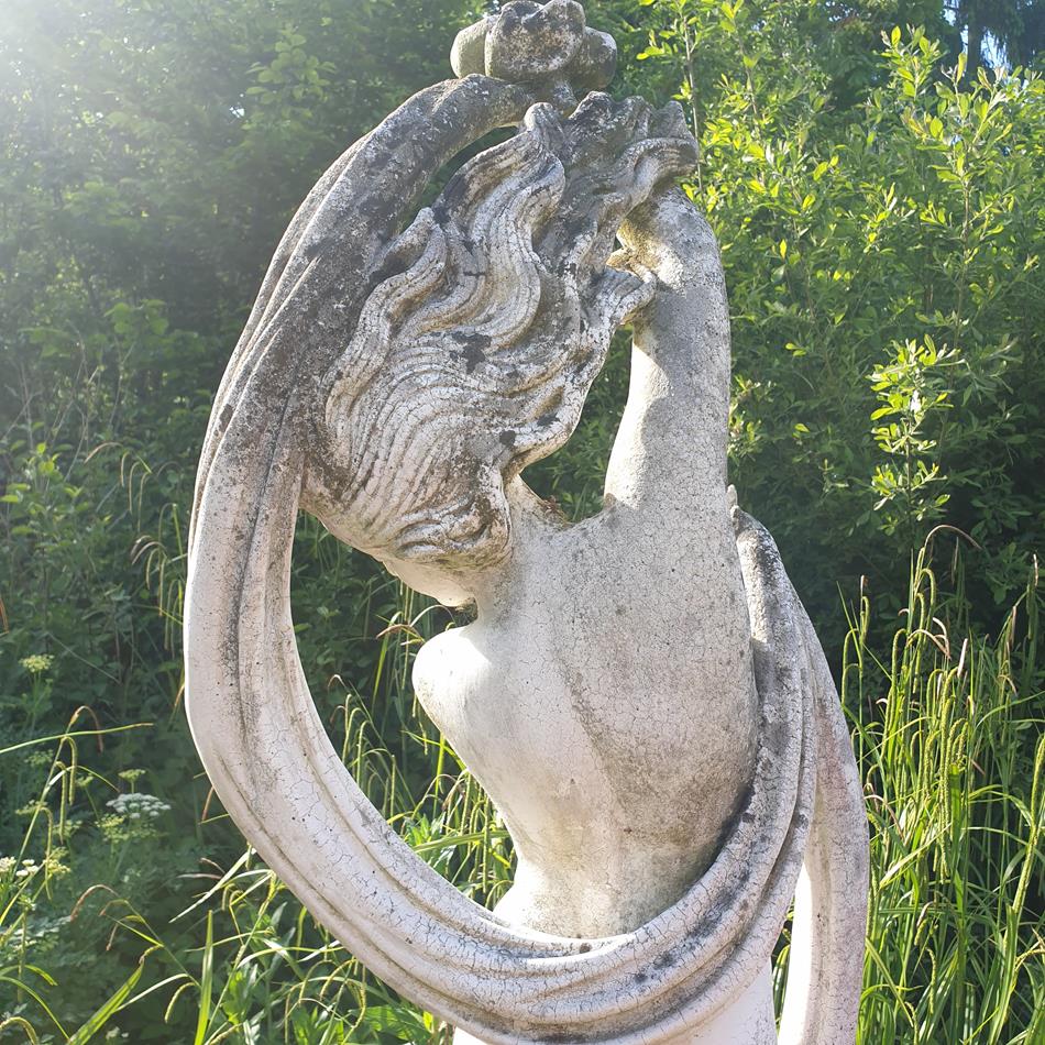 A Dancing Maiden Sculpture By Papini