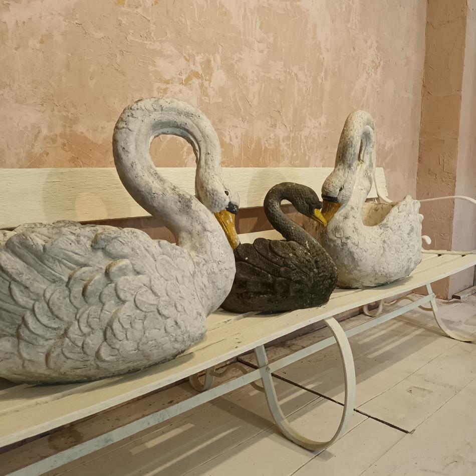 A Trio Of 20th Century Swans