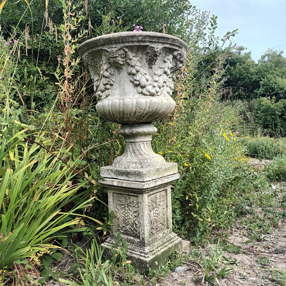 20th Century Urn On Plinth