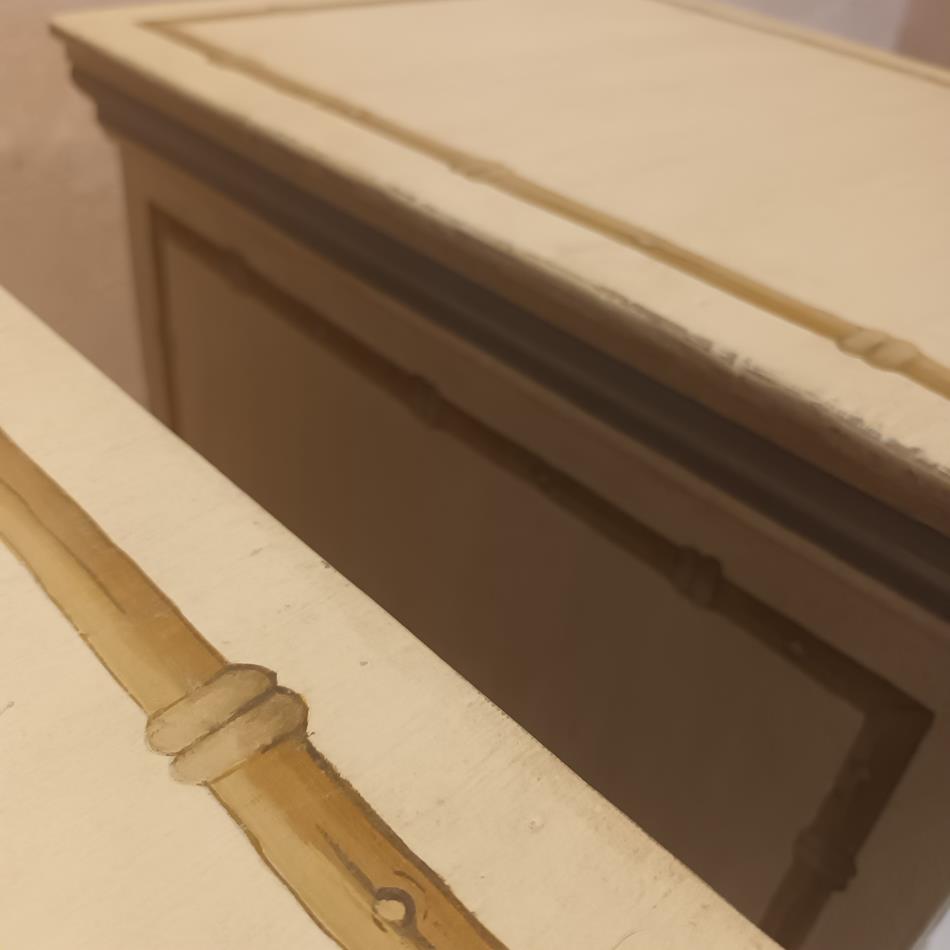 19th Century Bamboo Bedside Cupboards