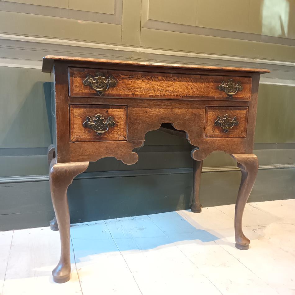 An Early 18th Century Oak Lowboy