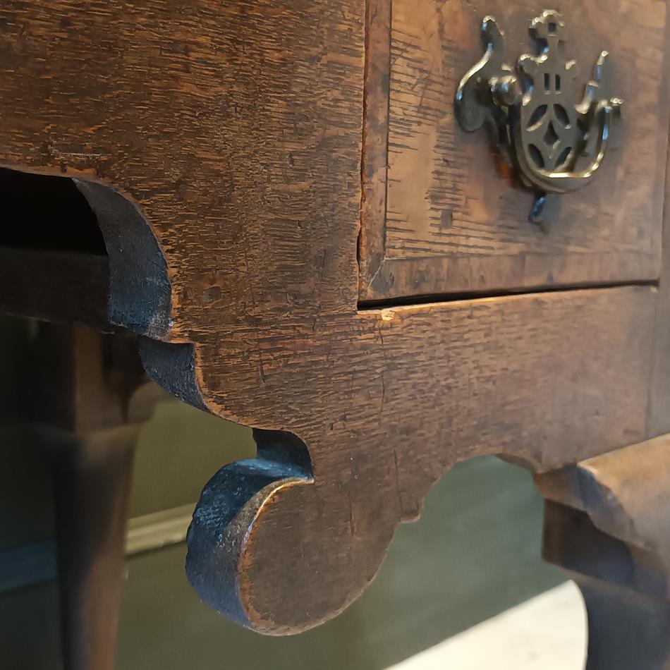 An Early 18th Century Oak Lowboy