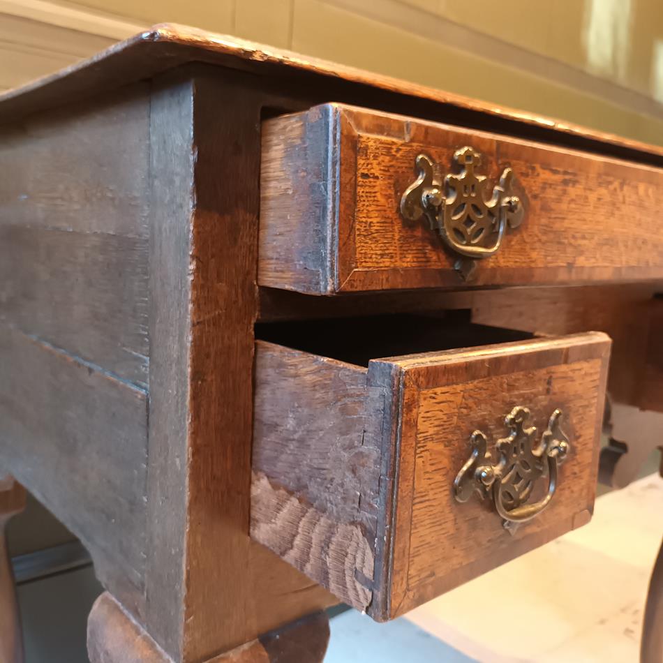 An Early 18th Century Oak Lowboy