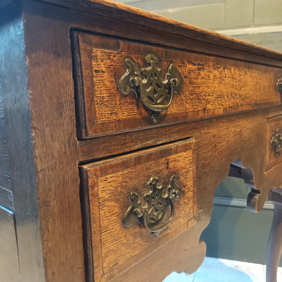 An Early 18th Century Oak Lowboy