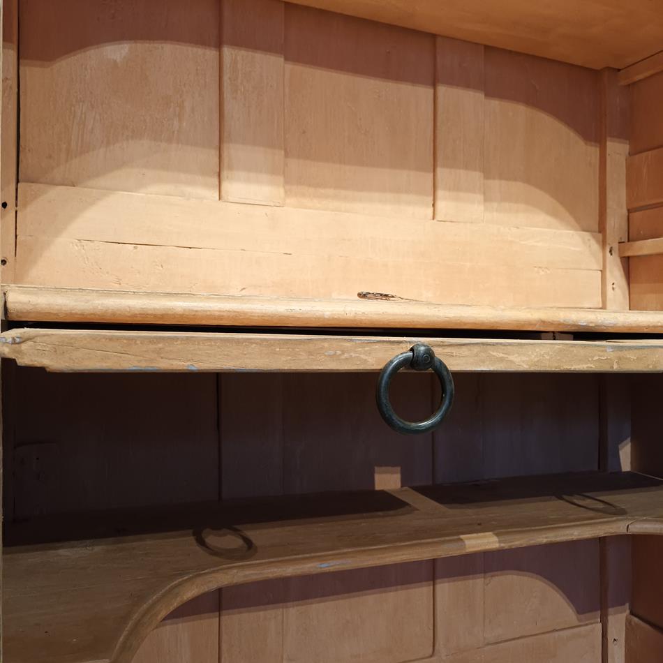 An 18th Century French Painted Walnut Armoire