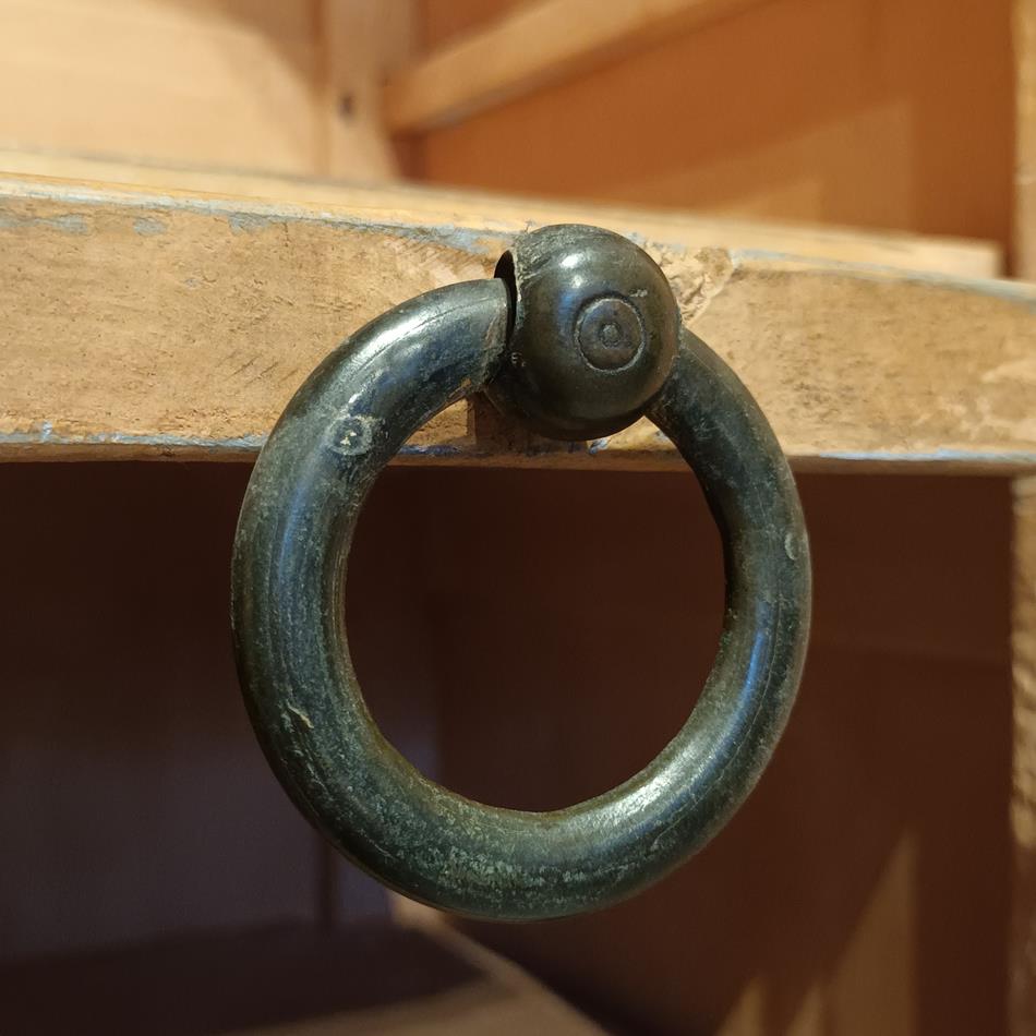 An 18th Century French Painted Walnut Armoire