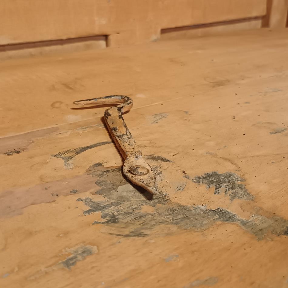 An 18th Century French Painted Walnut Armoire