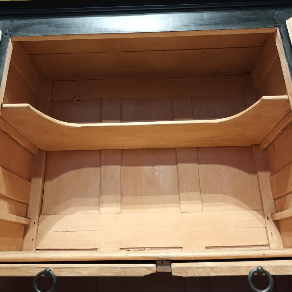 An 18th Century French Painted Walnut Armoire