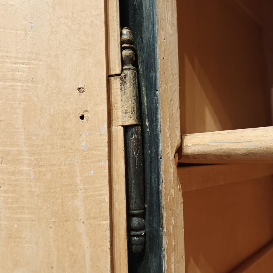 An 18th Century French Painted Walnut Armoire