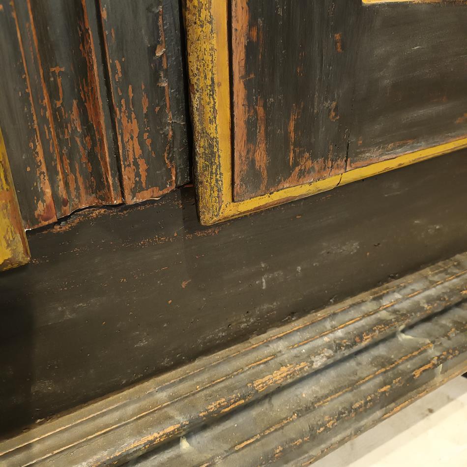 An 18th Century French Painted Walnut Armoire