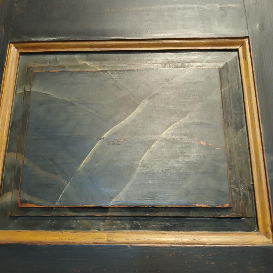 An 18th Century French Painted Walnut Armoire