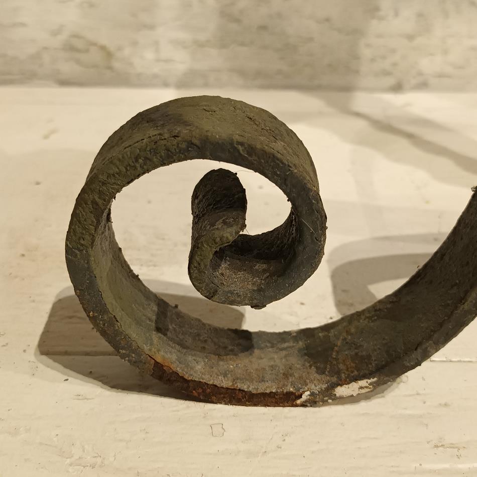 A Pair Of Bronze & Iron Tripod Console Tables