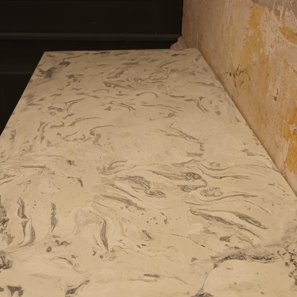 A Pair Of Bronze & Iron Tripod Console Tables