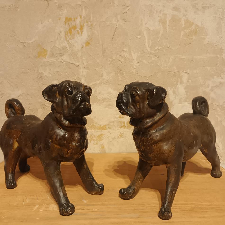 A Pair Of 19th Century Pugs