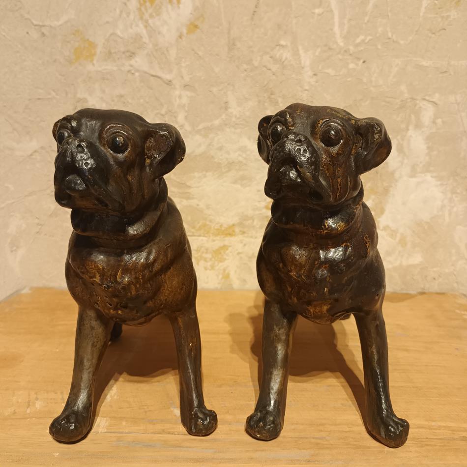 A Pair Of 19th Century Pugs