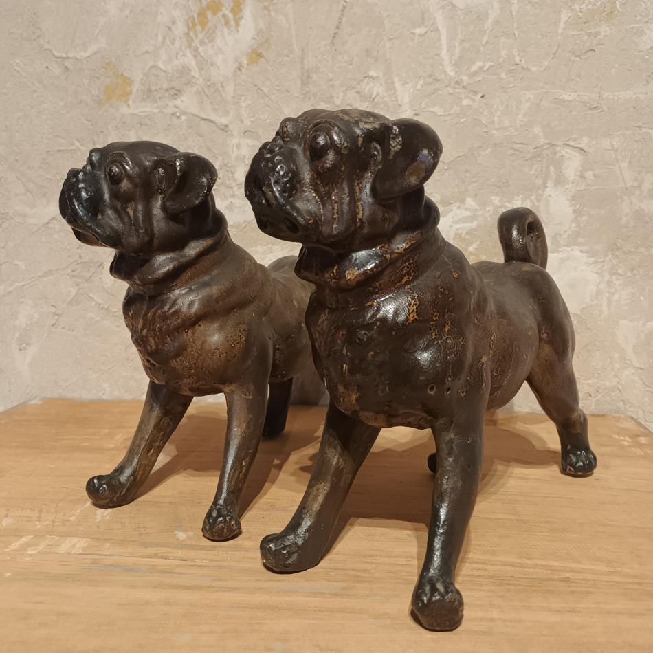 A Pair Of 19th Century Pugs
