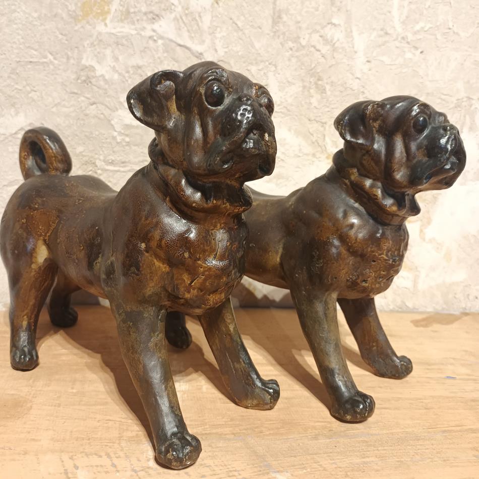A Pair Of 19th Century Pugs