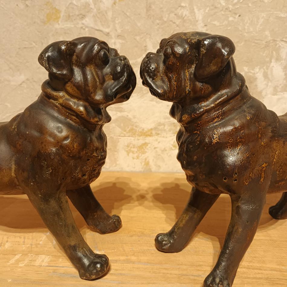 A Pair Of 19th Century Pugs