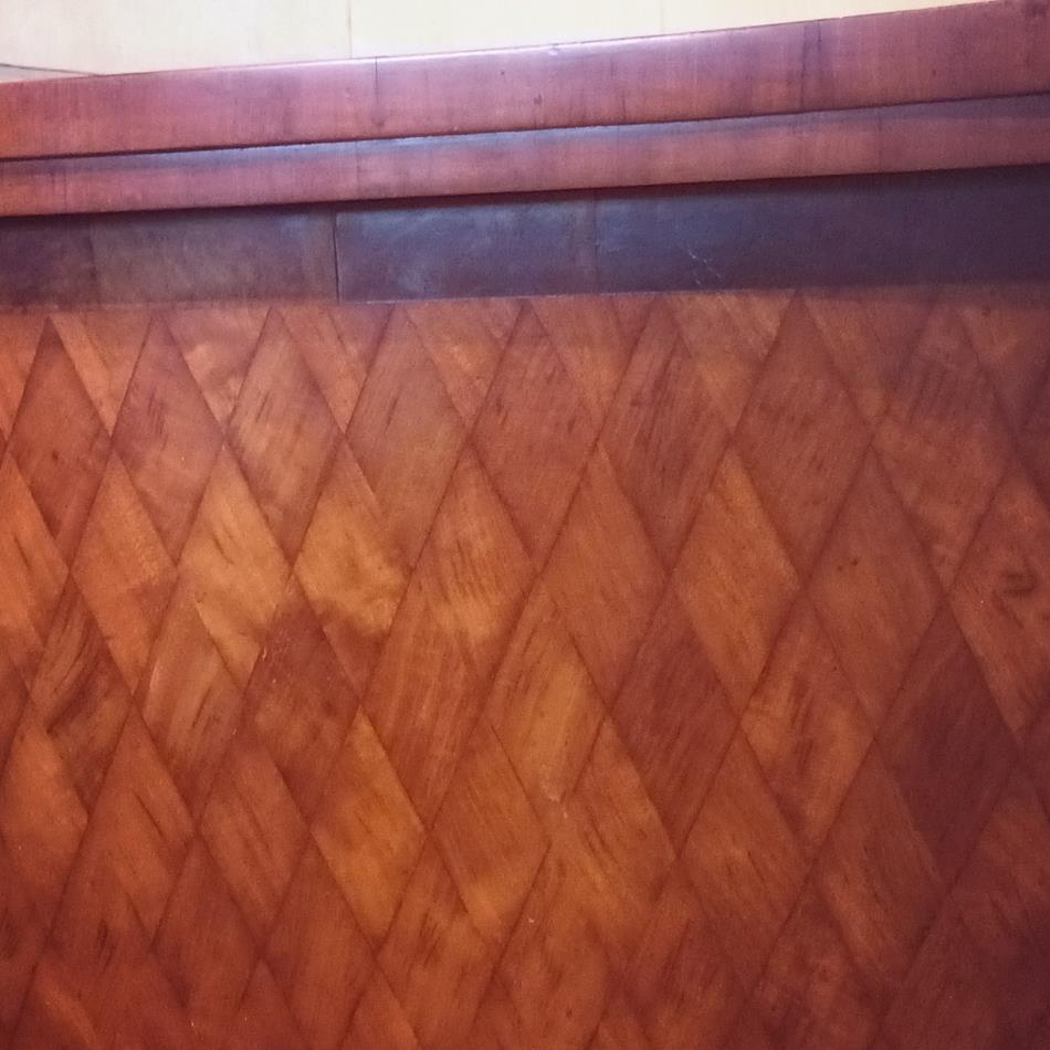 A Late 19th Century Serpentine Satinwood Commode