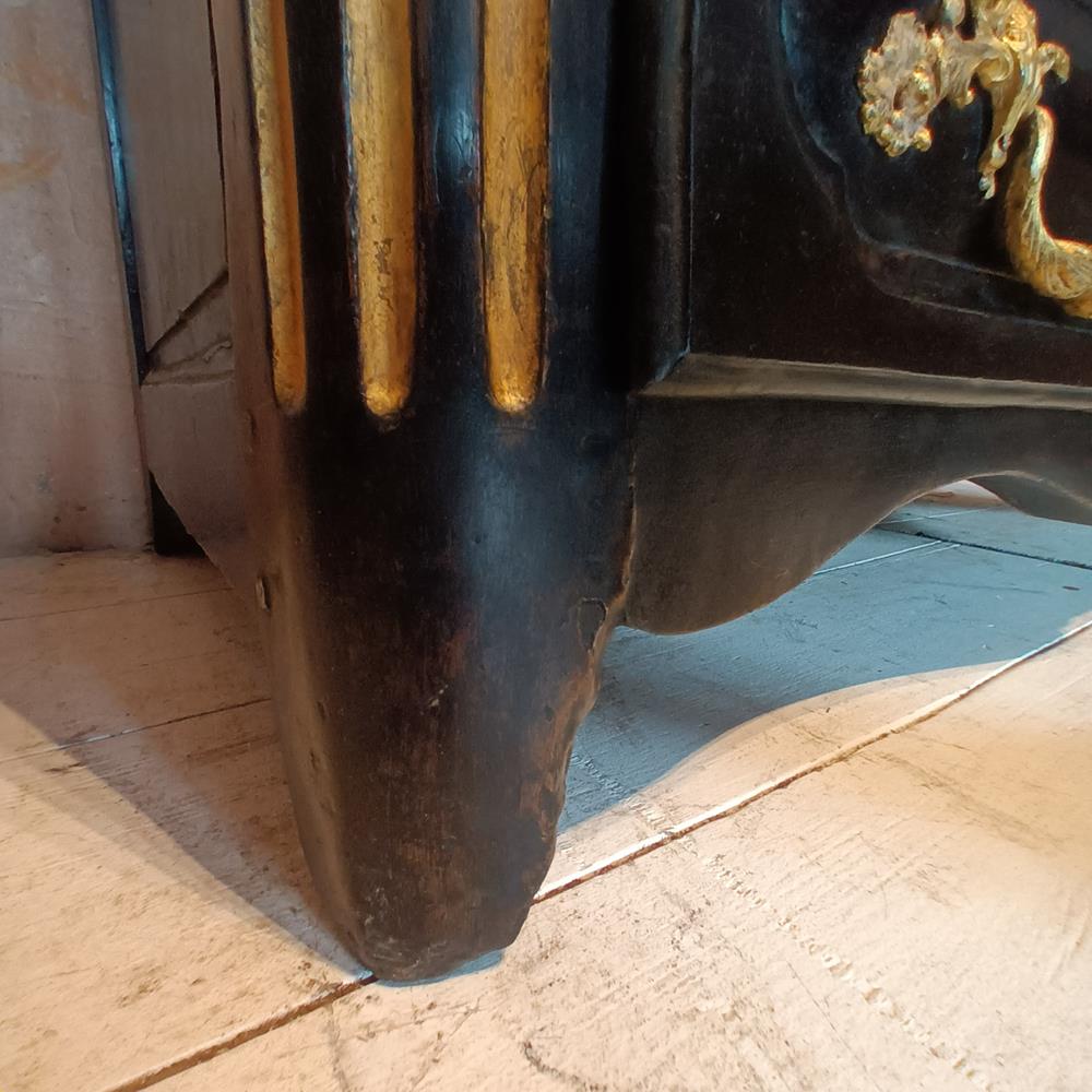 18th Century Marble Topped Chest Of Drawers