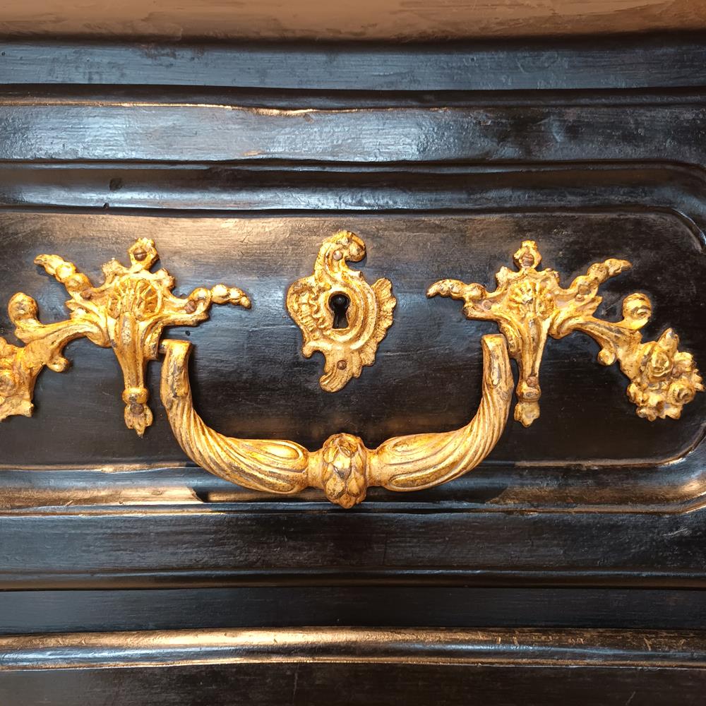 18th Century Marble Topped Chest Of Drawers