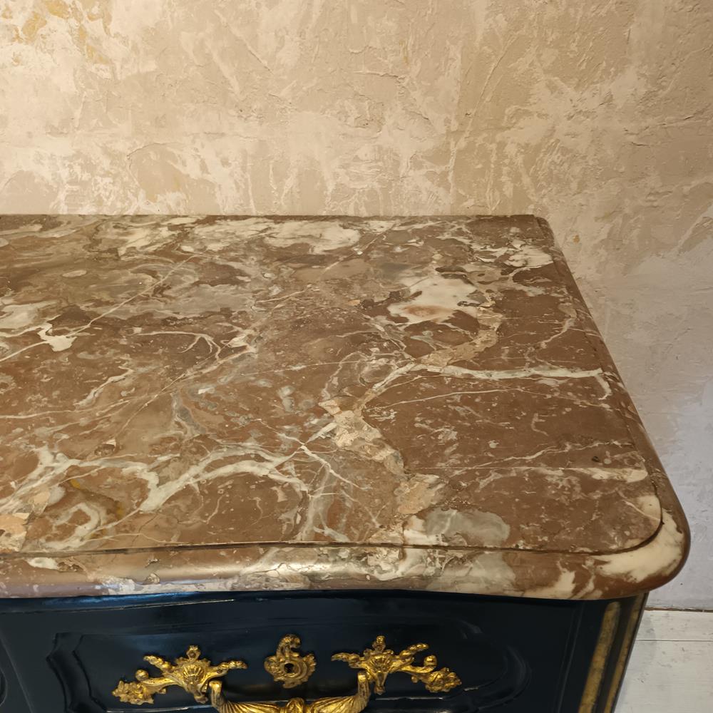 18th Century Marble Topped Chest Of Drawers