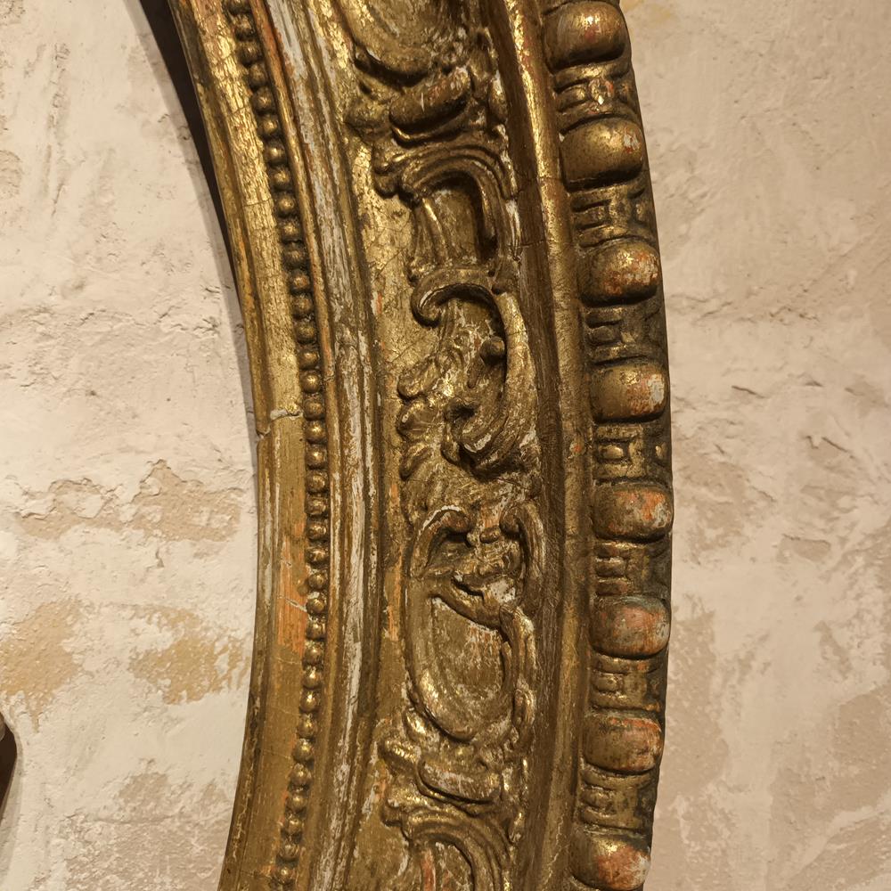 19th Century Gilt Oval Frame
