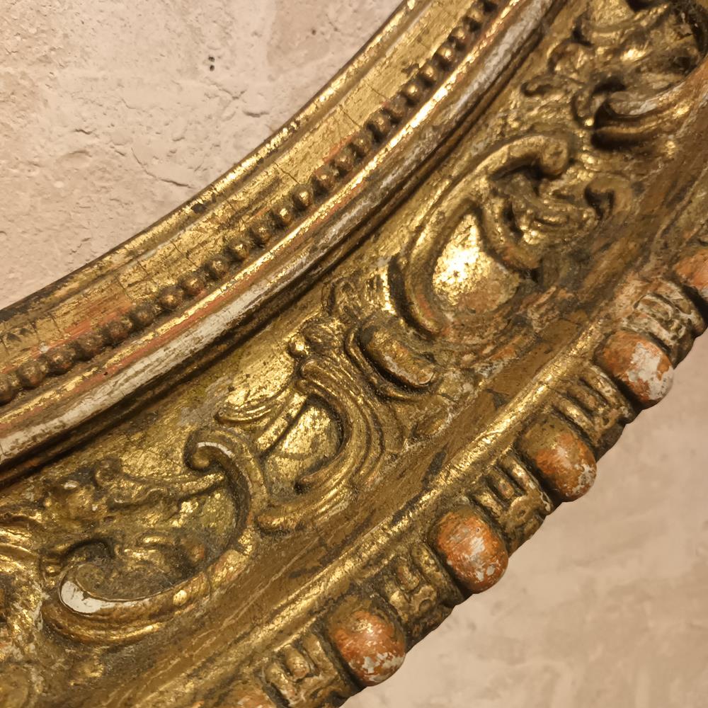 19th Century Gilt Oval Frame