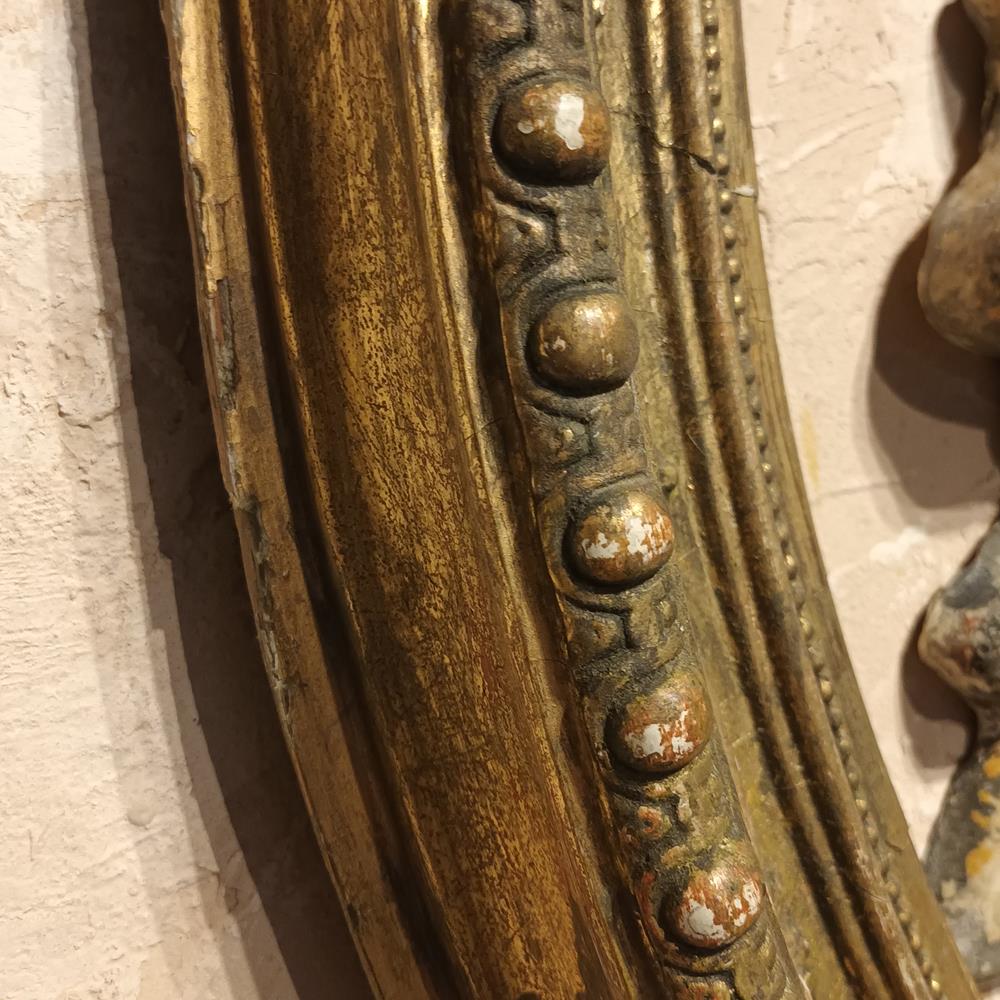 19th Century Gilt Oval Frame