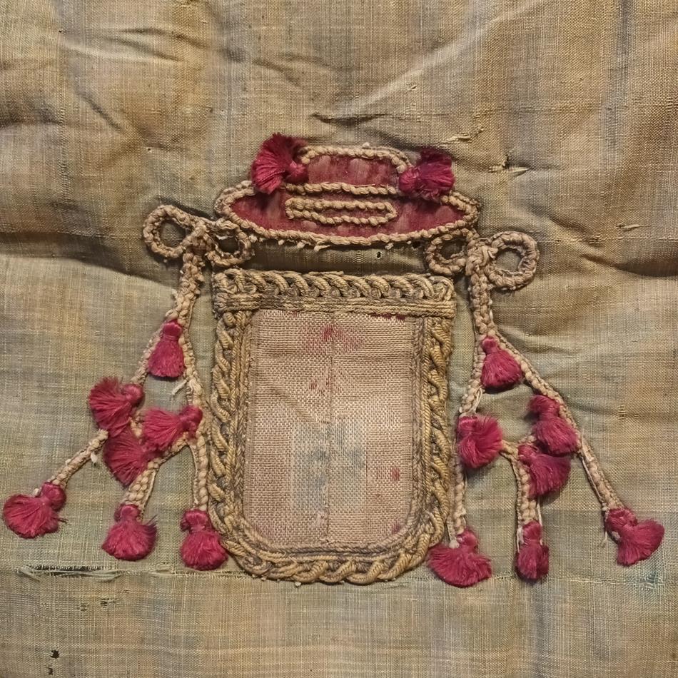17th Century Armorial Cushion