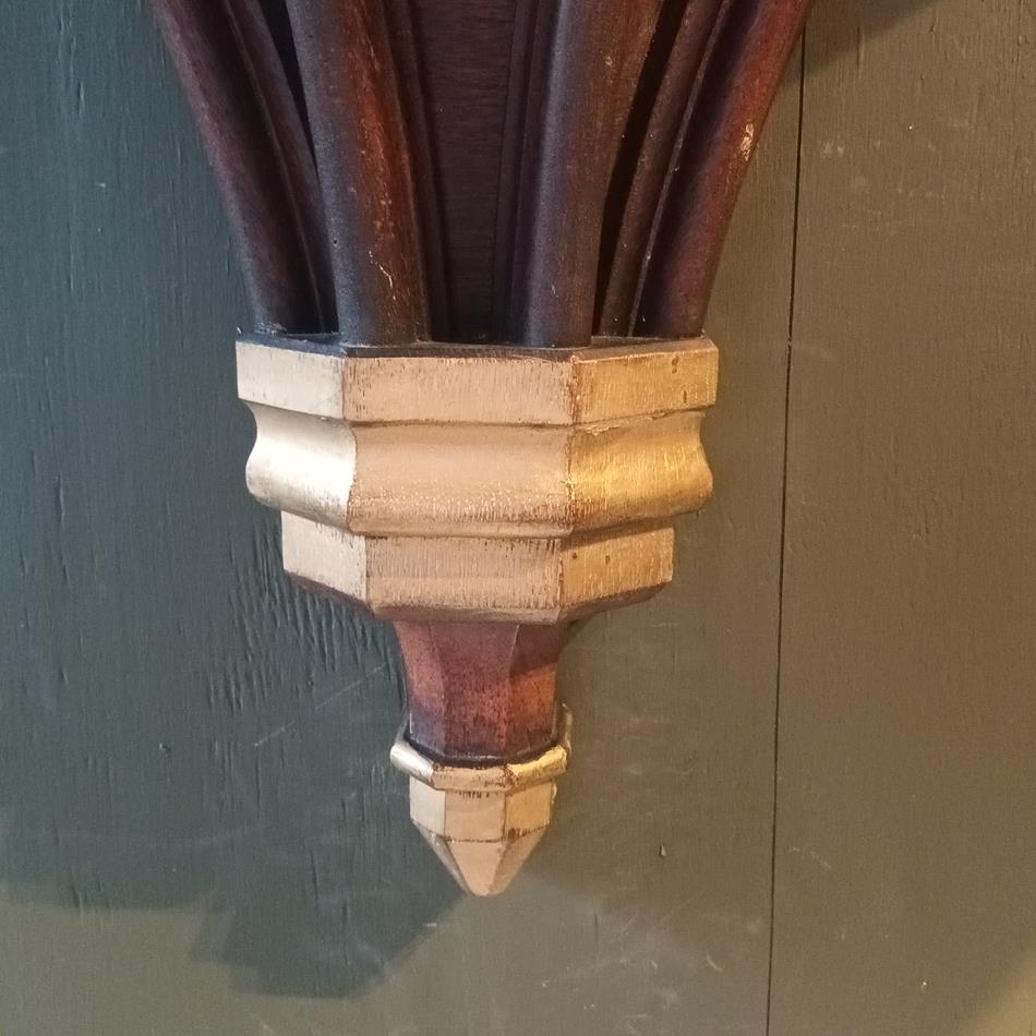 Gothic Revival Oak Wall Bracket
